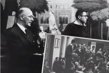 Young Bernie Sanders at sit-in