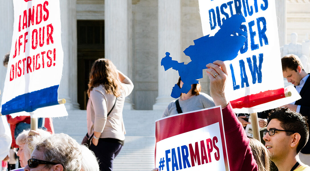 Anti-gerrymandering rally