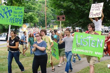 Community Radio Barnraising Parade