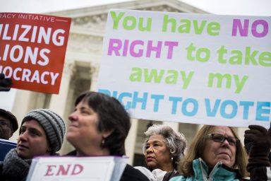 voting rights, purging, protest