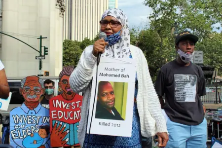 Hawa Bah, Mohamed Bah, protest, NYPD