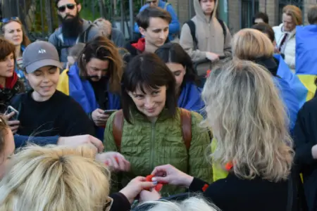 Ukrainians, Remembrance Poppies, Berlin