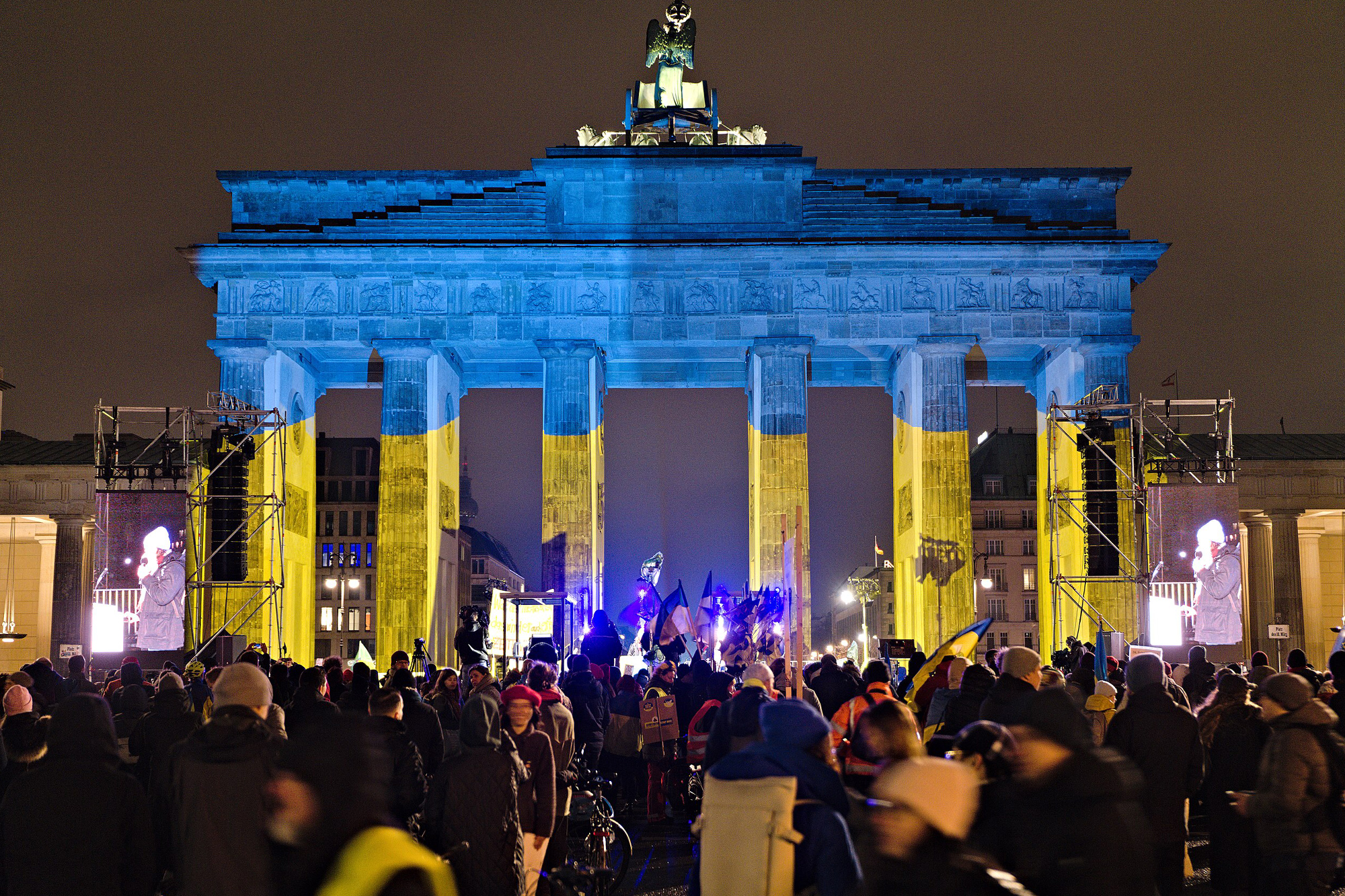 Ukraine, solidarity protest, Berlin
