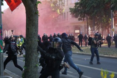 Free Lina protests, Leipzig