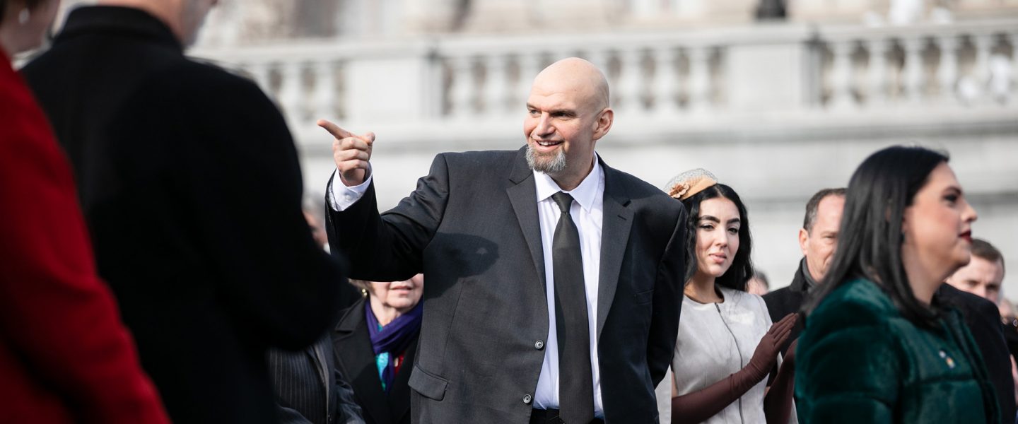 John Fetterman, inauguration, Pennsylvania