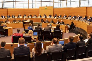 The International Tribunal for the Law of the Sea, meeting