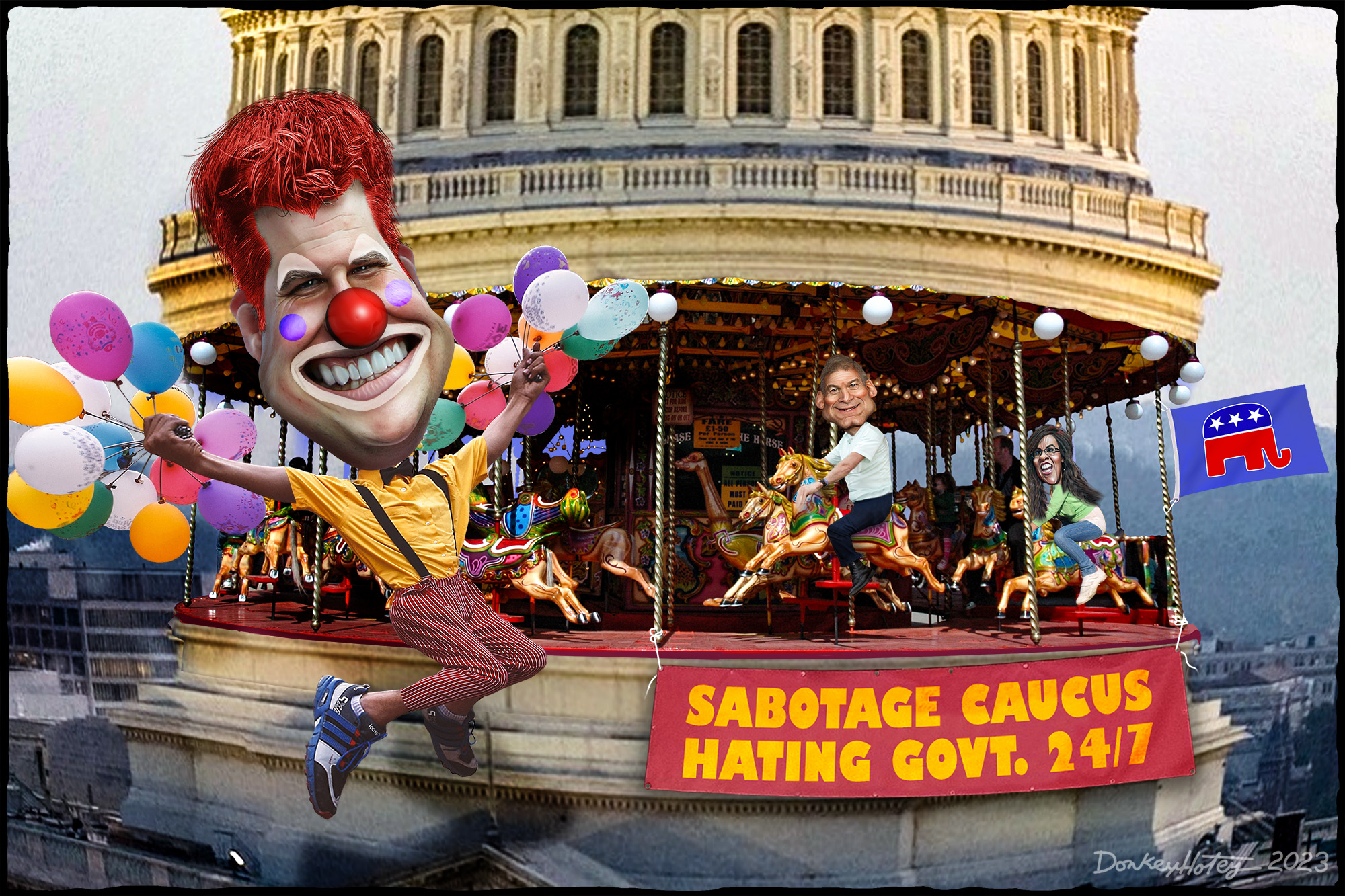 You elect clowns, you get a circus