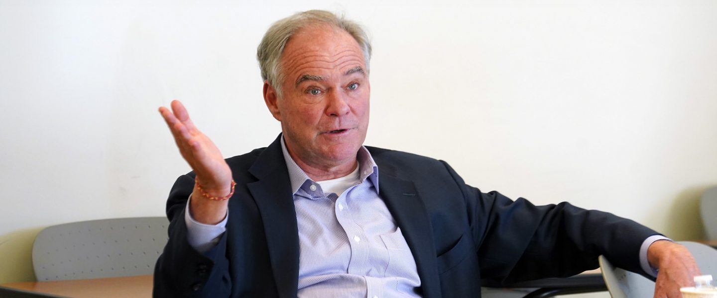 Tim Kaine, visits, Germanna Community College