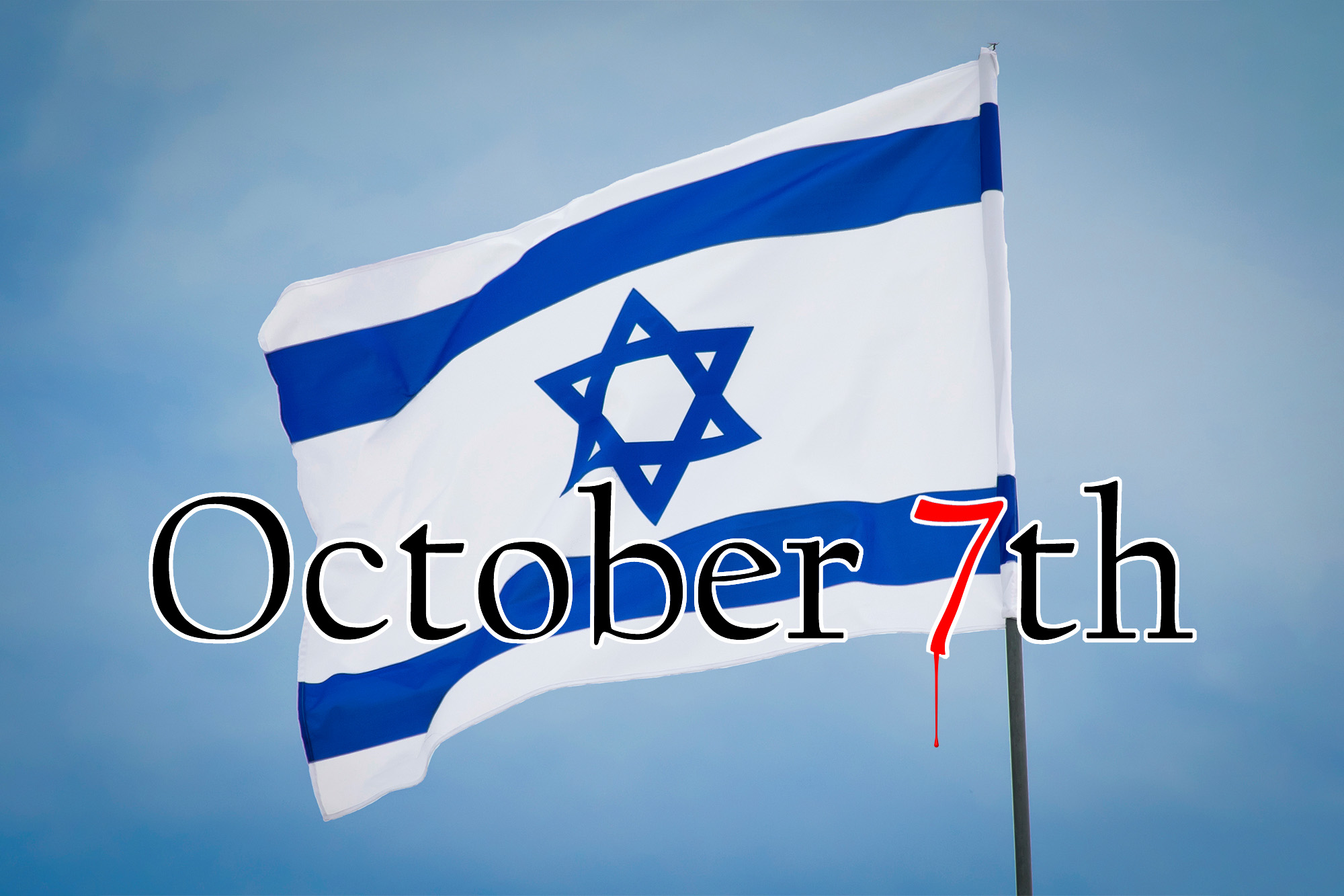 Israel, Flag, October 7th, 2023
