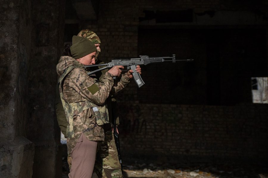 Ukraine, Woman, Target Practice, Kyiv