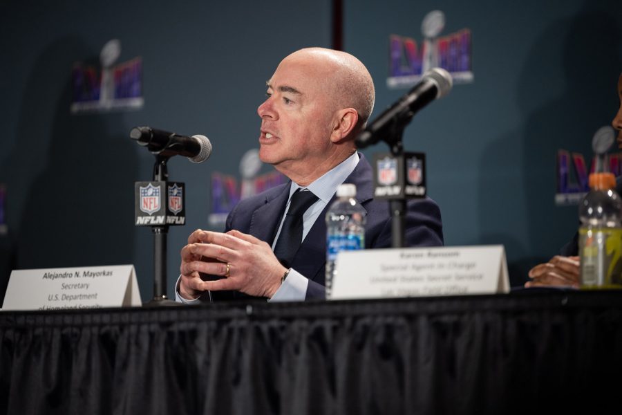 Alejandro Mayorkas, Super Bowl, Press Conference