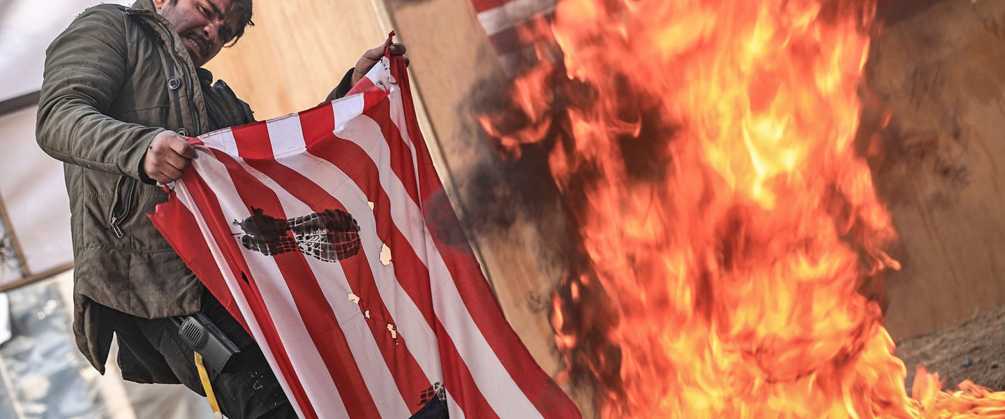 Anti-US rally, Baghdad, Iraq