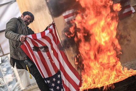 Anti-US rally, Baghdad, Iraq