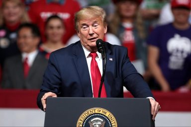 Donald Trump, podium, Keep America Great, rally, Phoenix, AZ