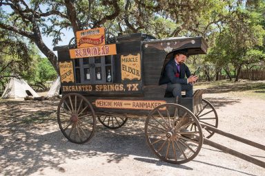 Snake-oil salesman, Boerne, Texas