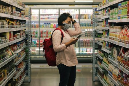 grocery, customer, shopping aisle