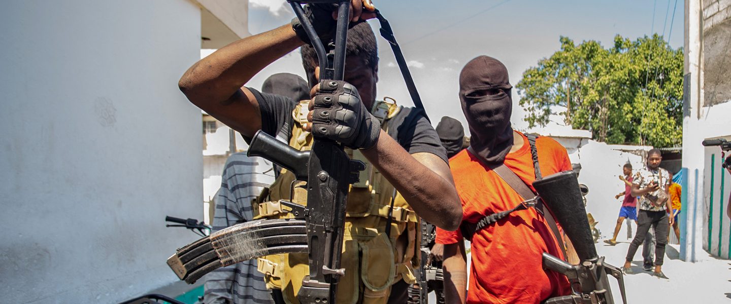 Haitian, gang, masked members