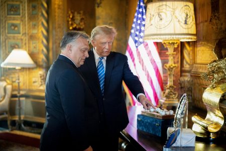 Donald Trump, Viktor Orban, Mar-a-Lago