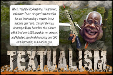 Clarence Thomas, textualism, bump stocks