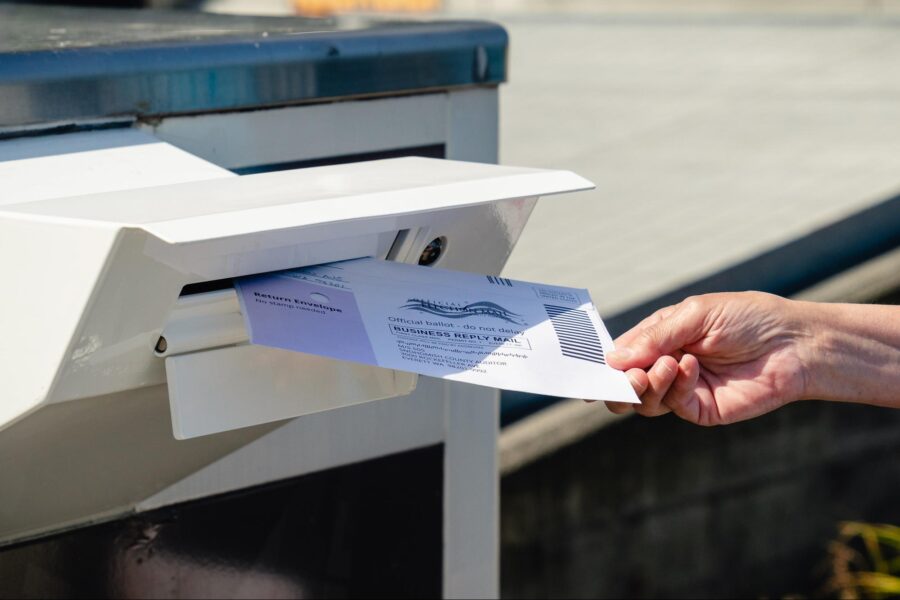 Mail-in Voting, Ballot, Everett, WA