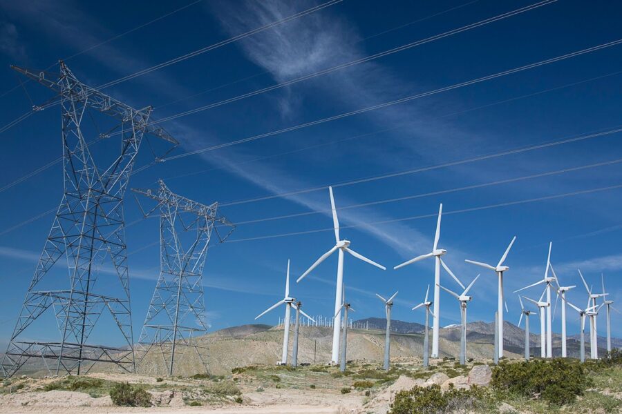 California Desert Conservation Area, windmills