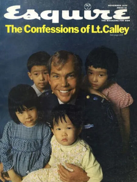 The Confessions of Lt Calley, Esquire, Cover