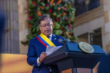 Gustavo Petro, Colombia, Inauguration