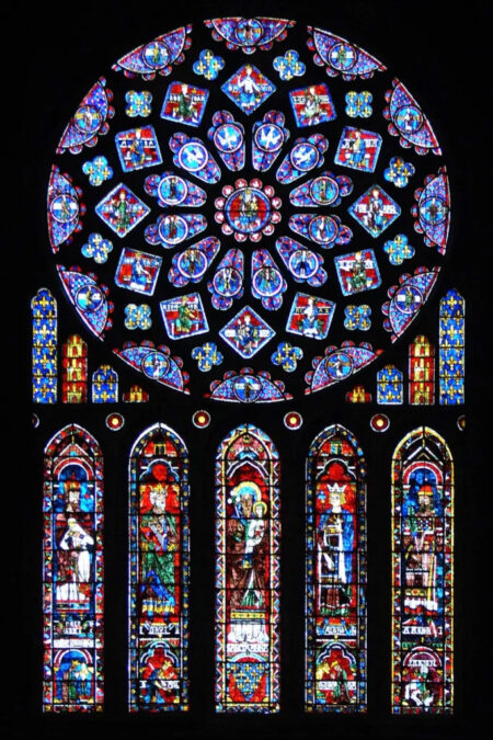 North Rose window, Chartres Cathedral