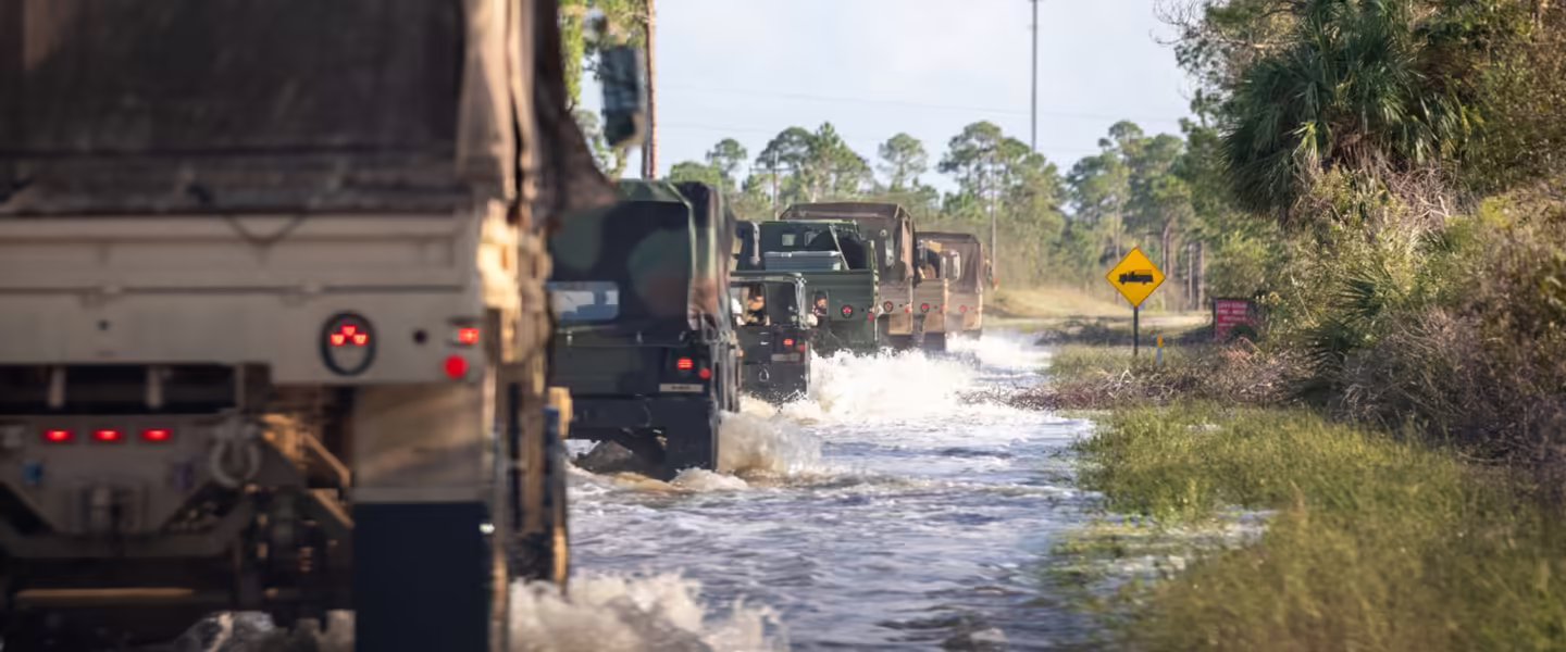 Florida National Guard, Response, Tropical Storm Helene