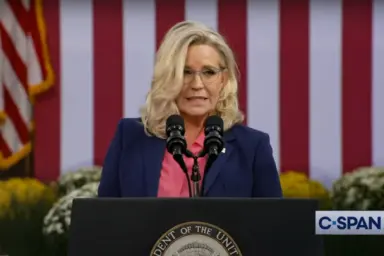 Liz Cheney, supports, Kamala Harris