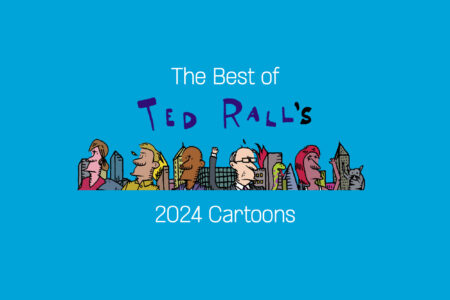 Ted Rall, best of, 2024 cartoons