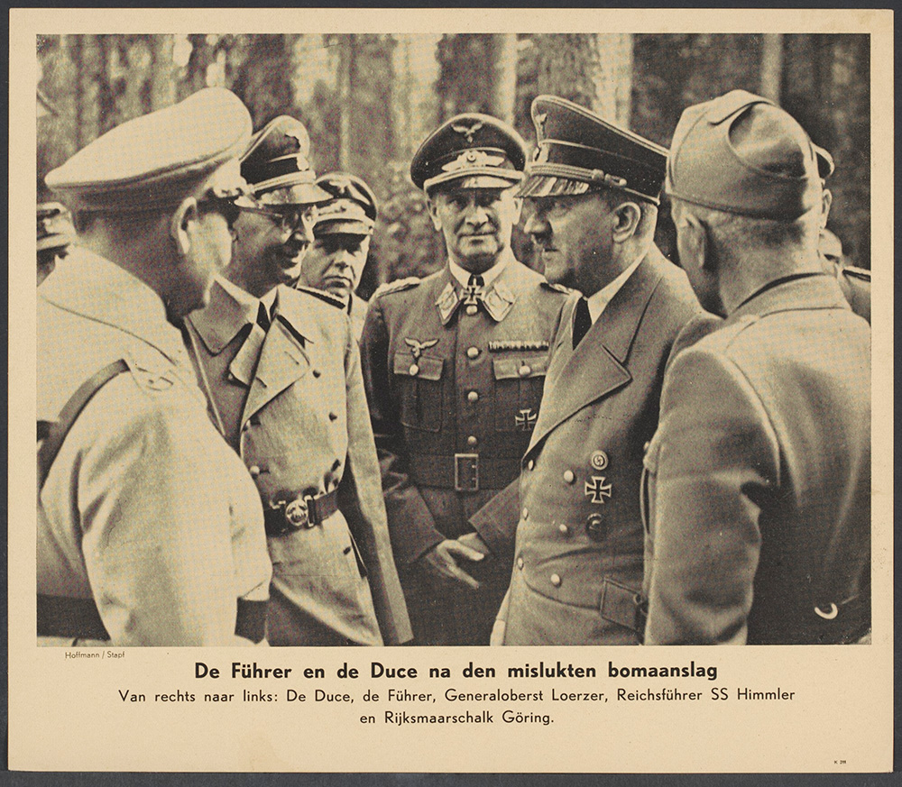 Adolf Hitler, Heinrich Himmler, Mussolini, Nazis, 1944