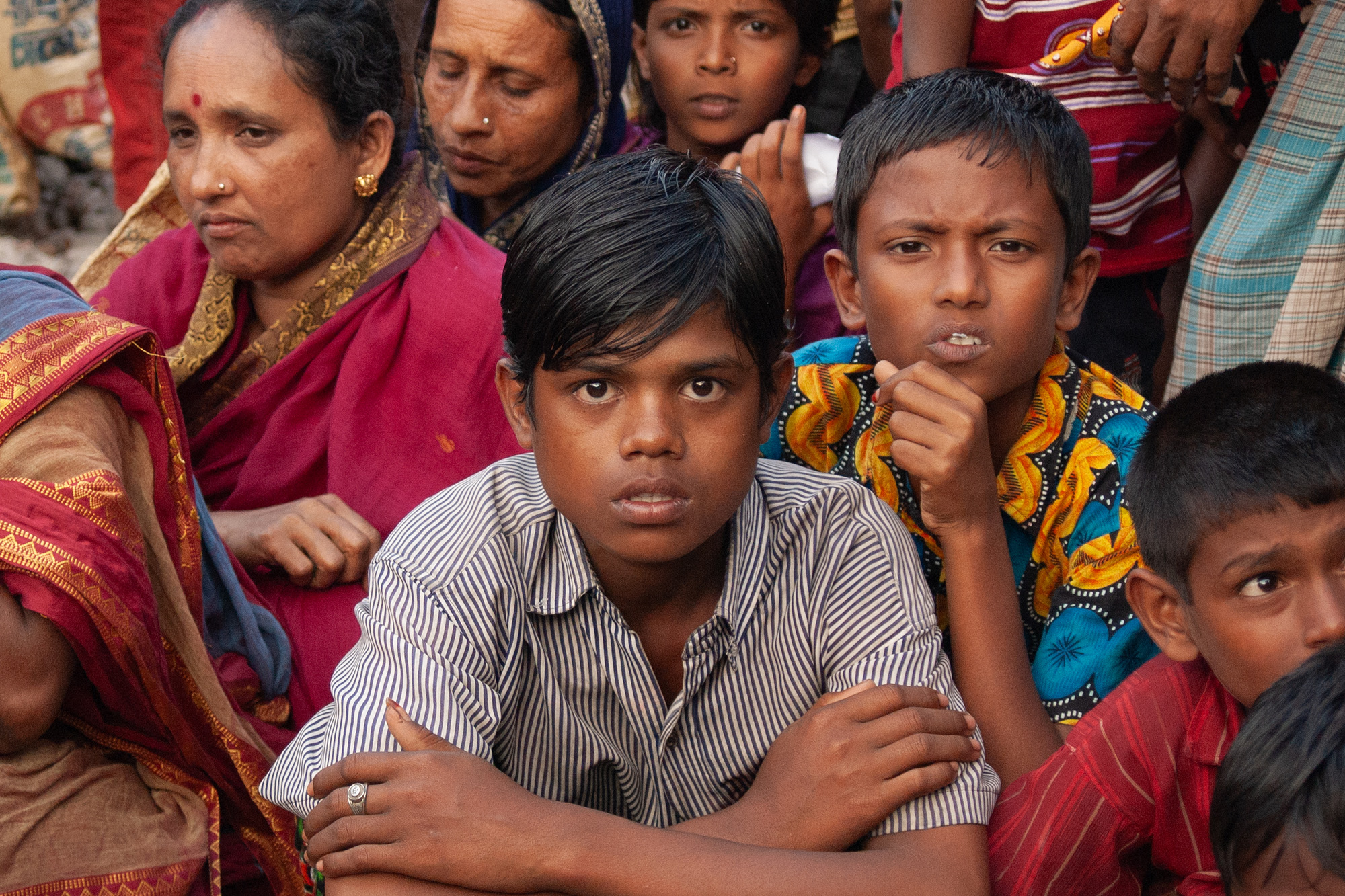 Bangladesh, boys, food aid