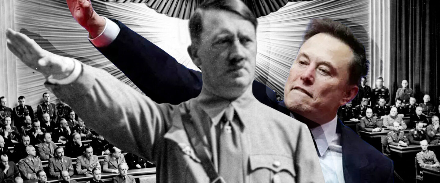 Elon Musk, Adolph Hitler, Nazi Salute