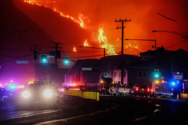 Pacific Palisades Fire. Malibu, CA. 2025