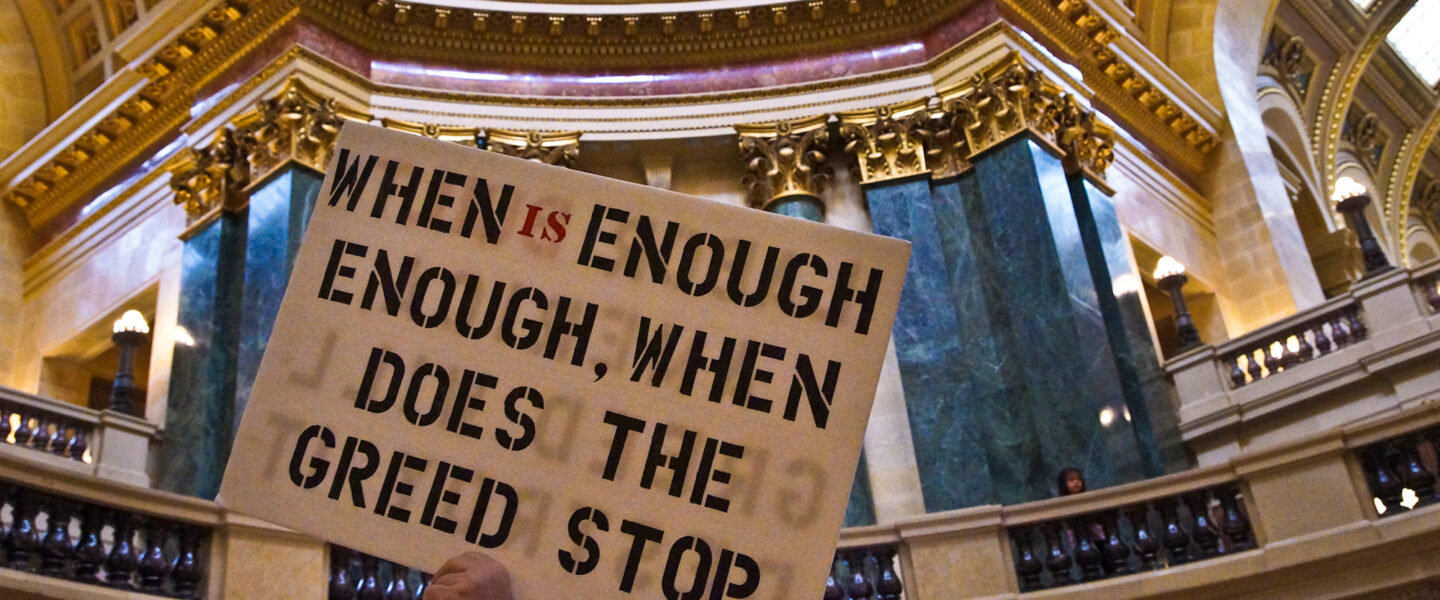 Protest, Wisconsin State Capitol