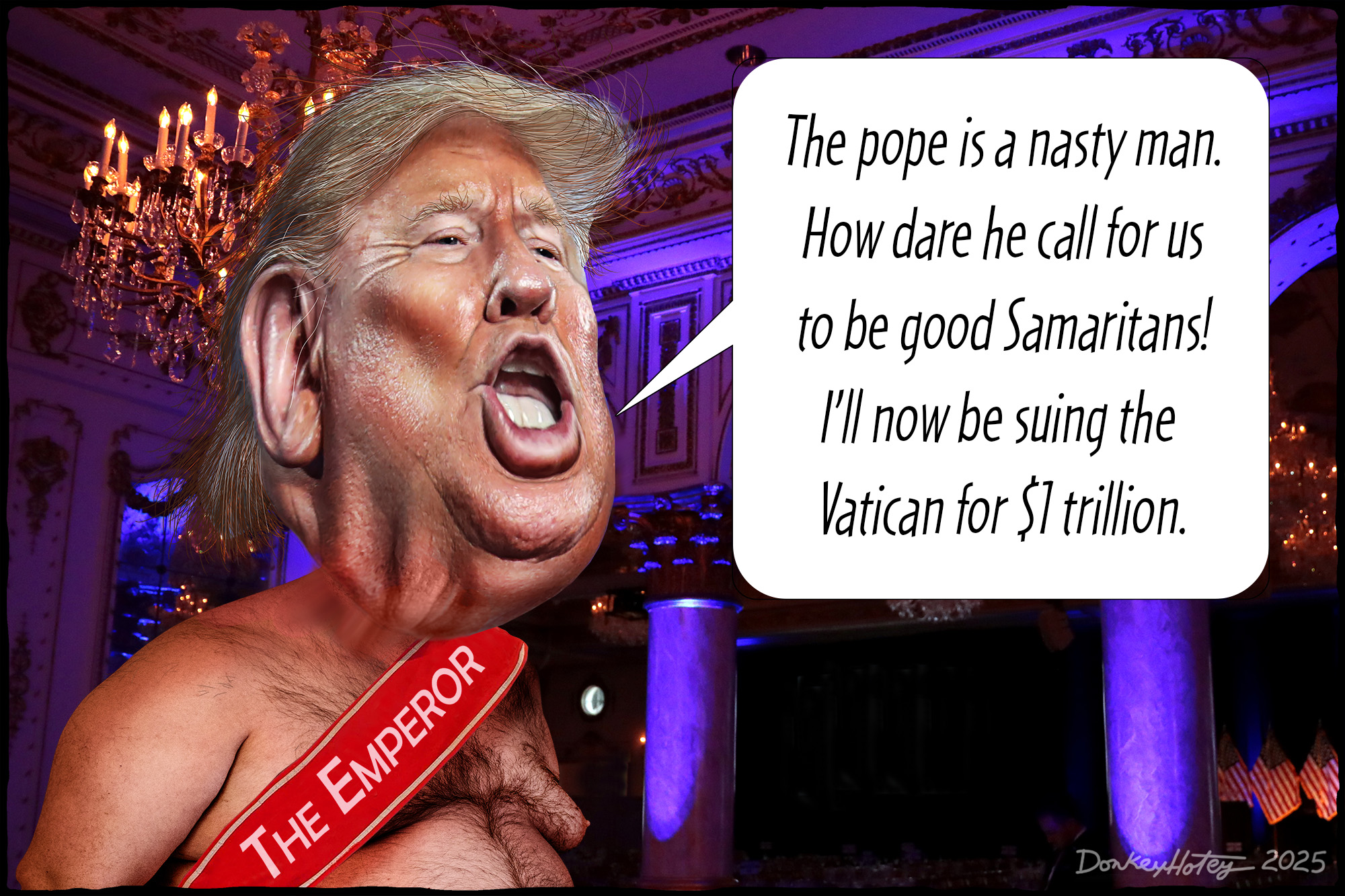 Donald Trump, good Samaritan