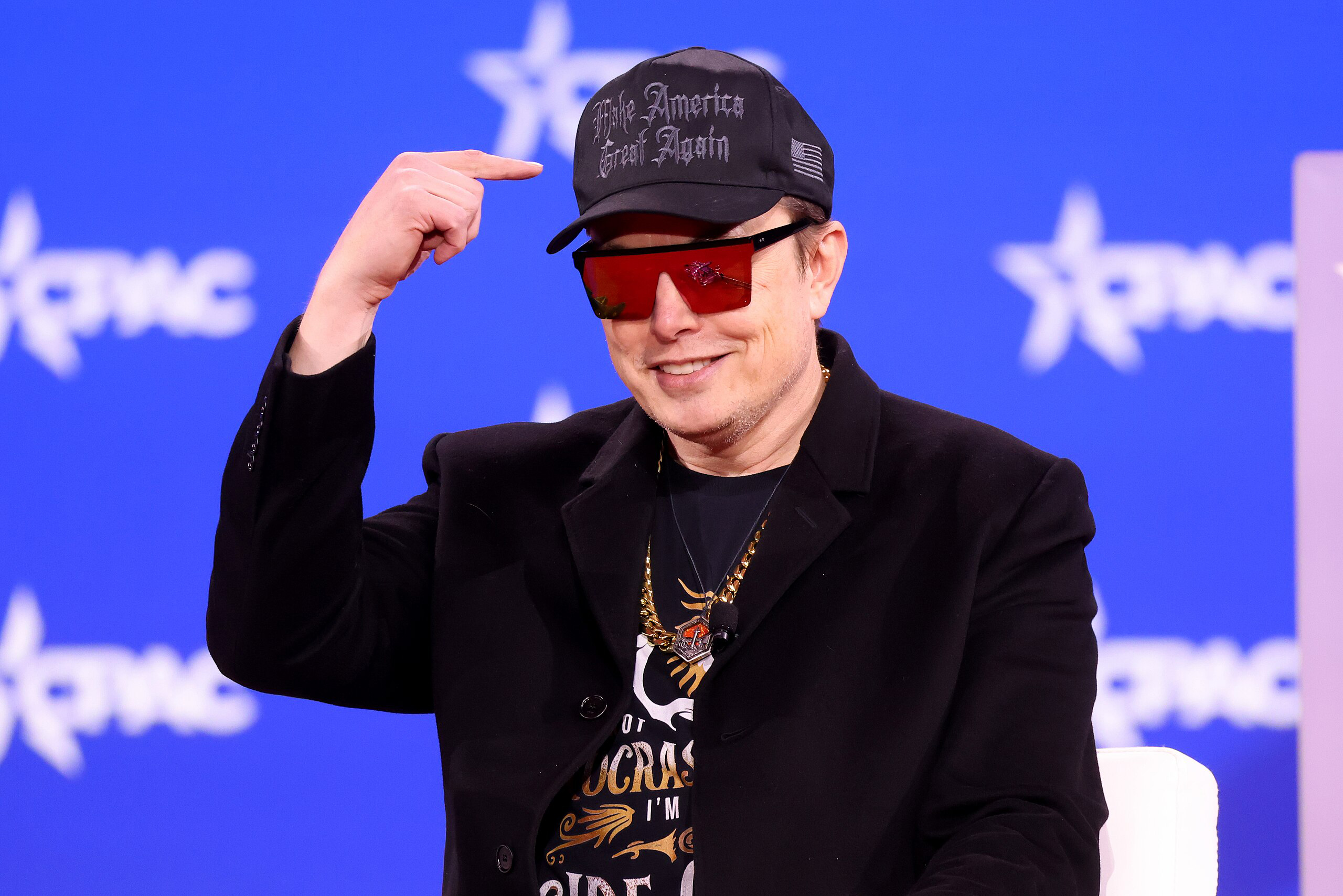Elon Musk, MAGA, Conservative Political Action Conference, CPAC, 2025