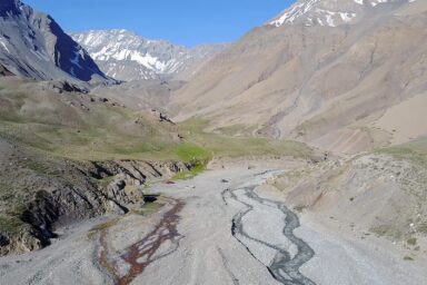 Upper Rio Yeso catchment, Maipo River, Santiago, Chile