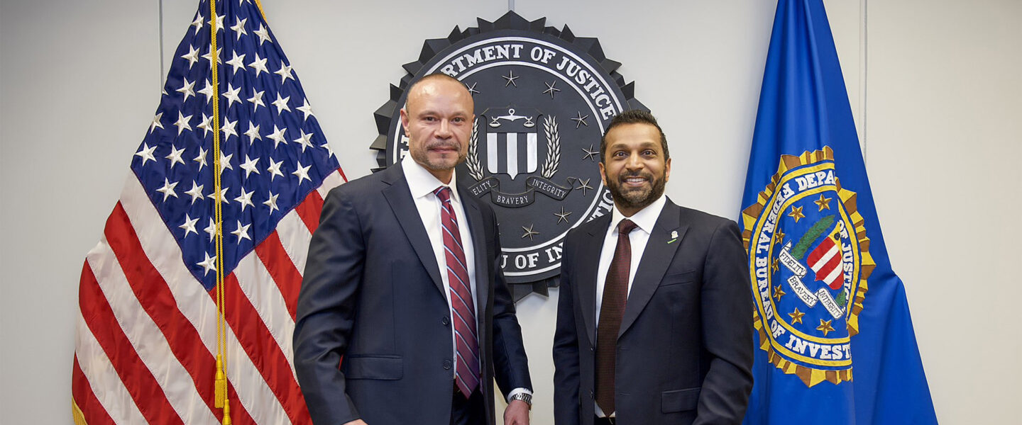 Kash Patel, welcomes, Dan Bongino, FBI