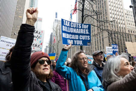 Protest, Sign, Tax Cuts for Billionaires Medicaid Cuts for You