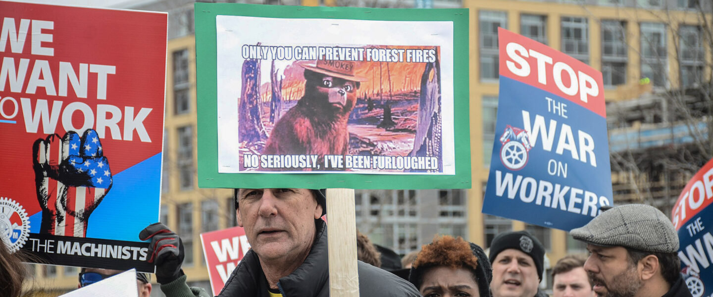 Federal, DC, workers, protest, Senate, Republicans, shutdown