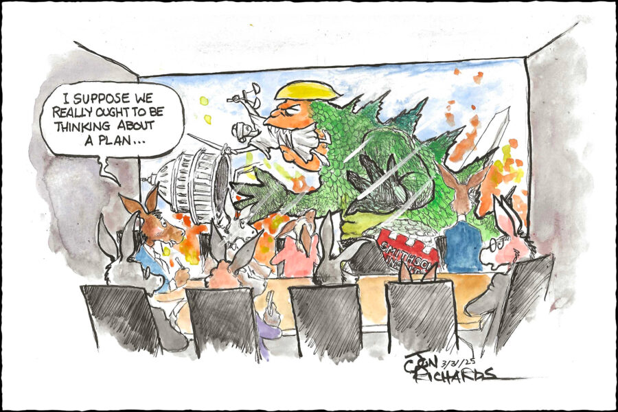 Trumpzilla, Godzilla, Destroying Democracy