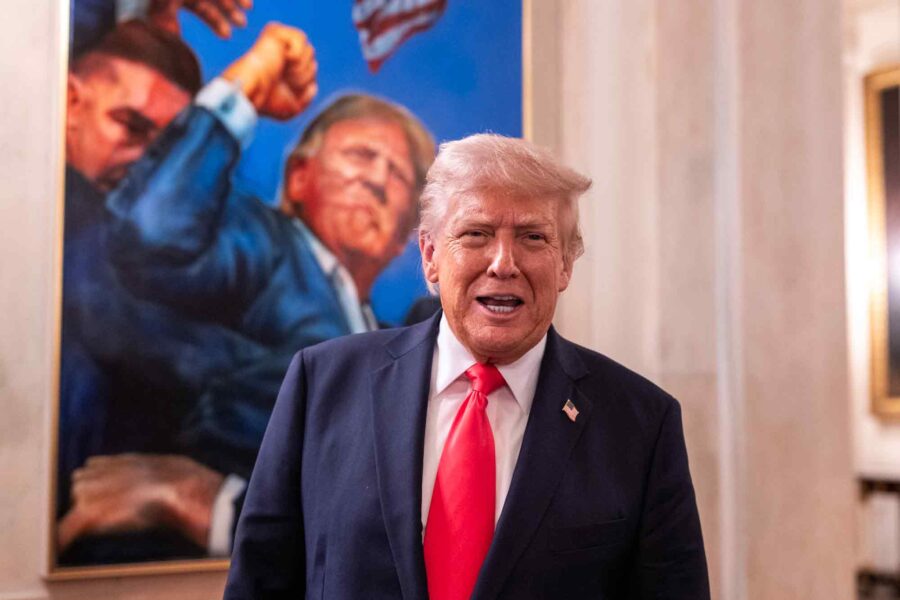 Donald Trump, assassination painting