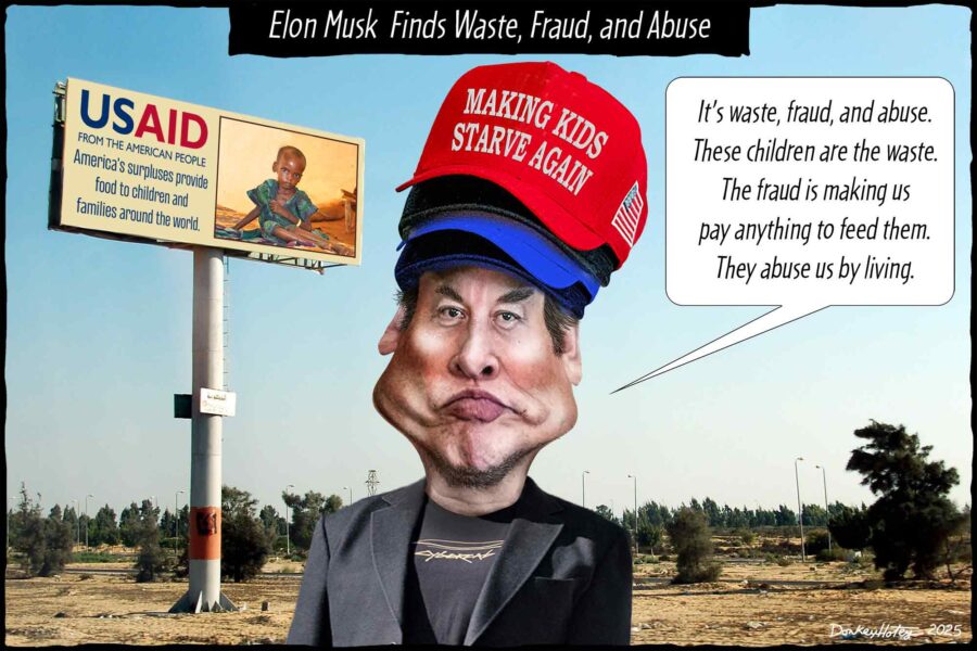 Elon Musk, USAID, funding, starving children, starving families