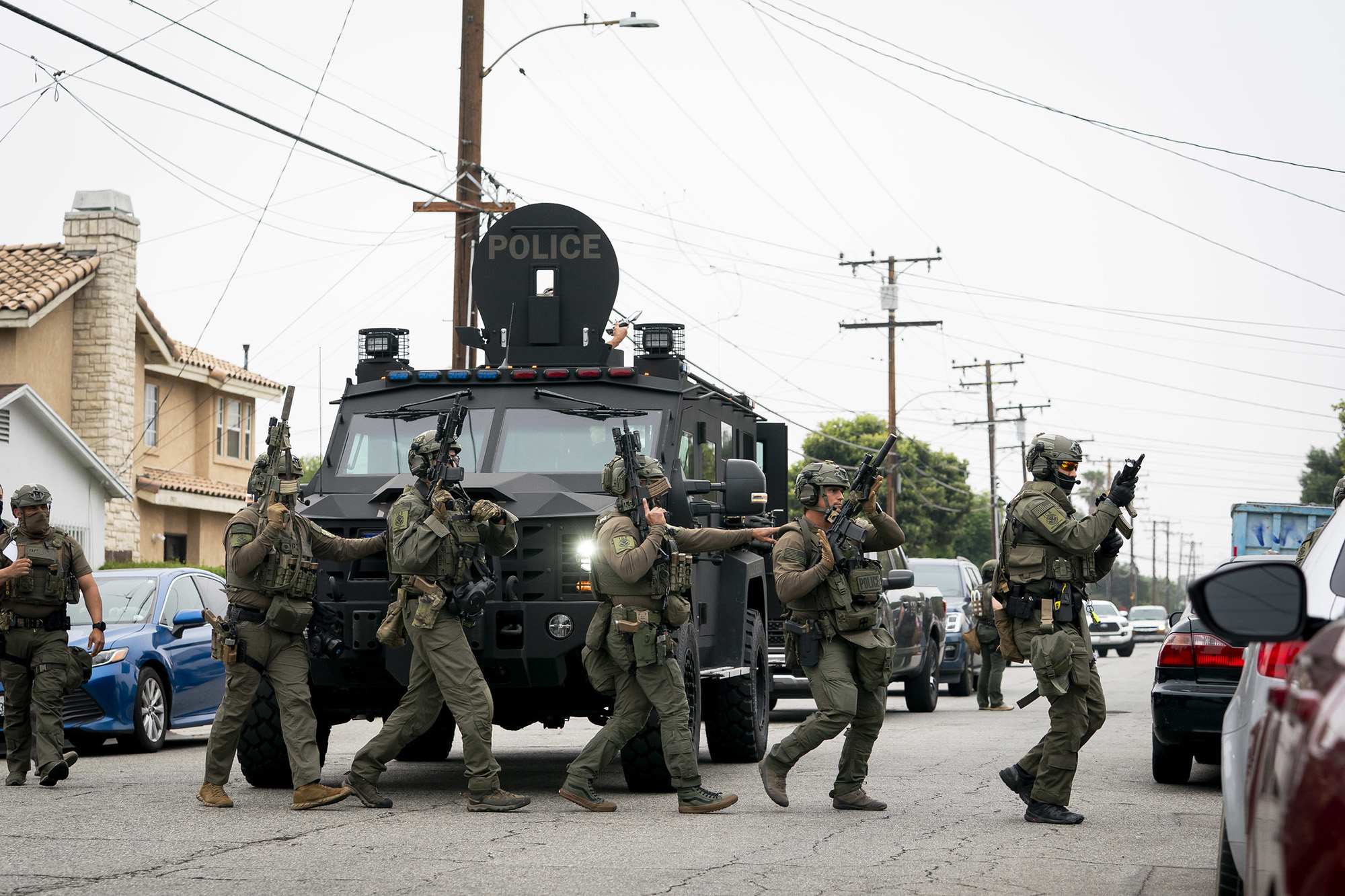 ICE Agents, Kristi Noem, Los Angeles, CA