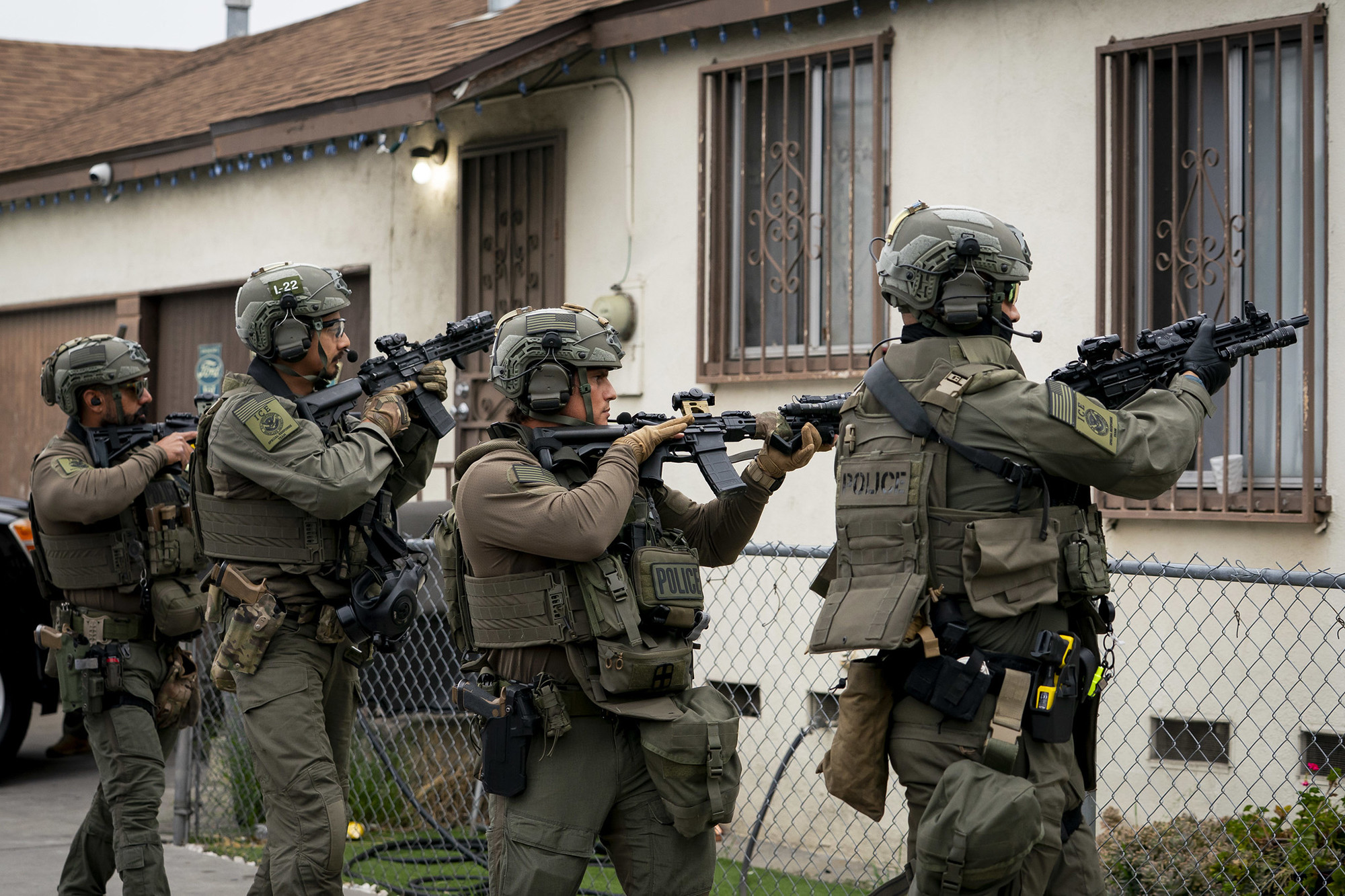 ICE Agents, Kristi Noem, Los Angeles, CA