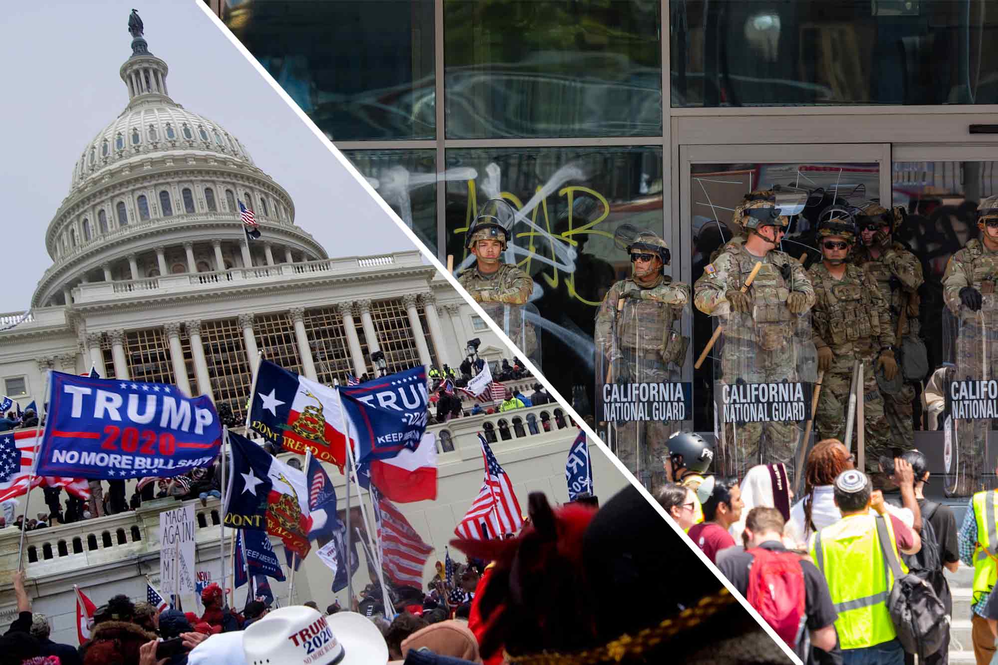 January 6th Riot, 2001, Los Angeles police riot, 2025