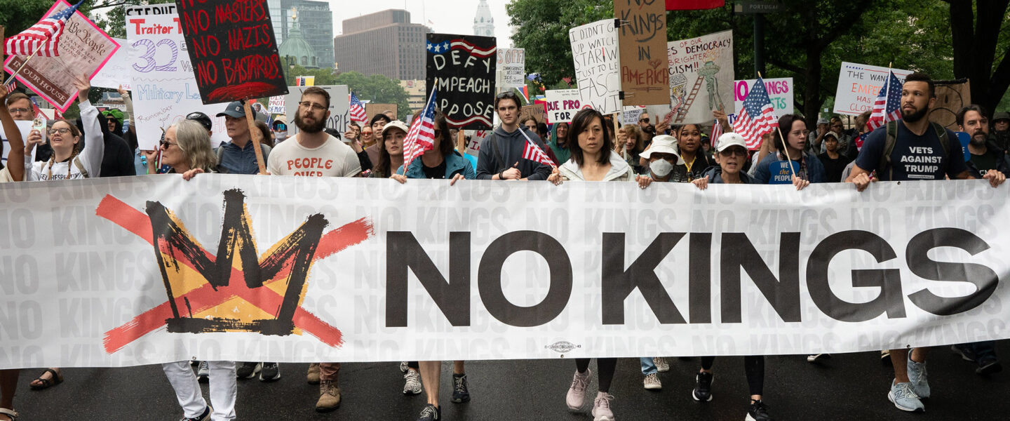 No Kings Protest, Philadelphia, PA