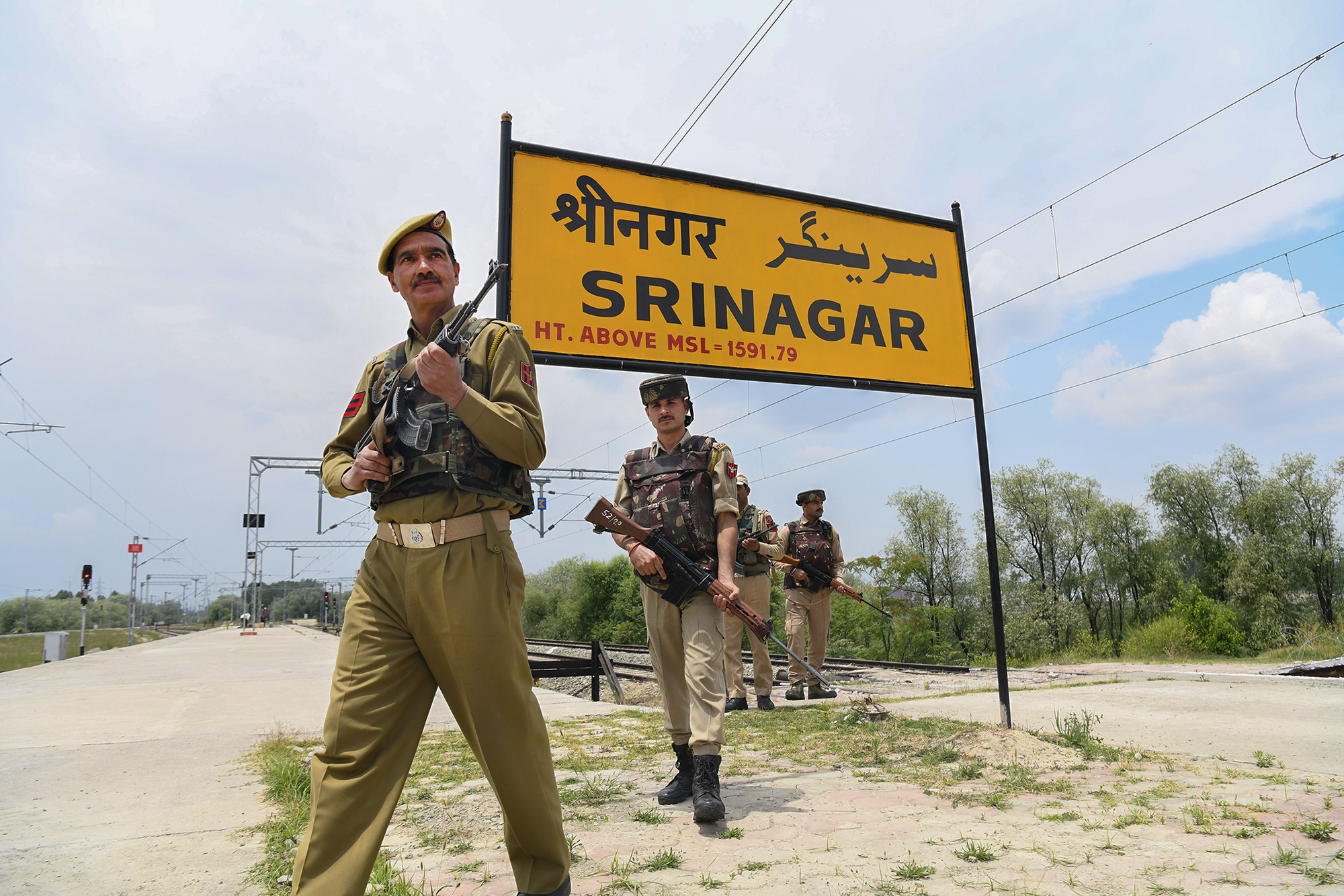 Railway, Police, Kashmir, Srinagar